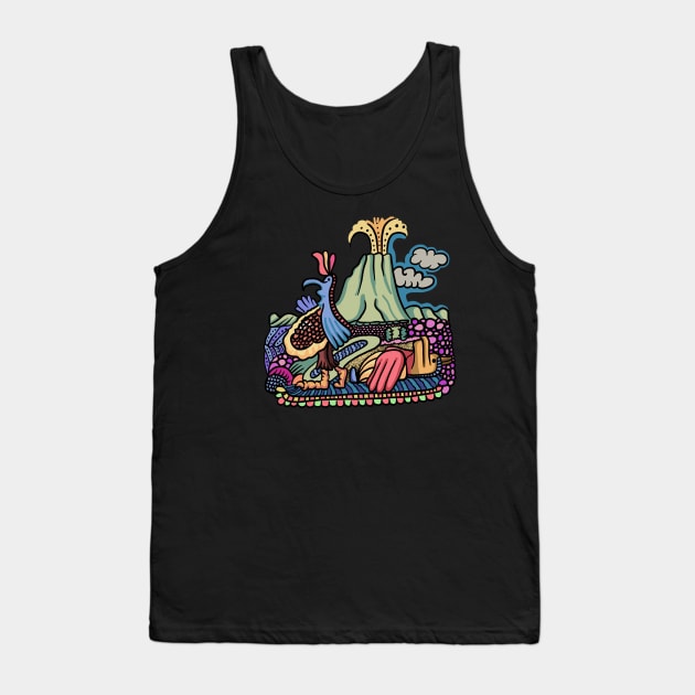 Primitive bird Tank Top by stephenignacio